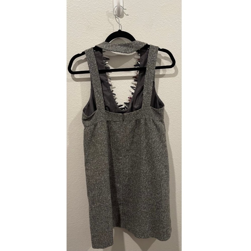 ANNA SUI Boucle Shift Wool Blend Mini Dress - Picture 9 of 9